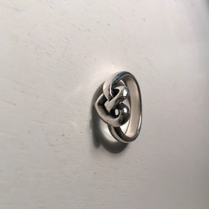 James Avery Heart Knot Ring 7.5